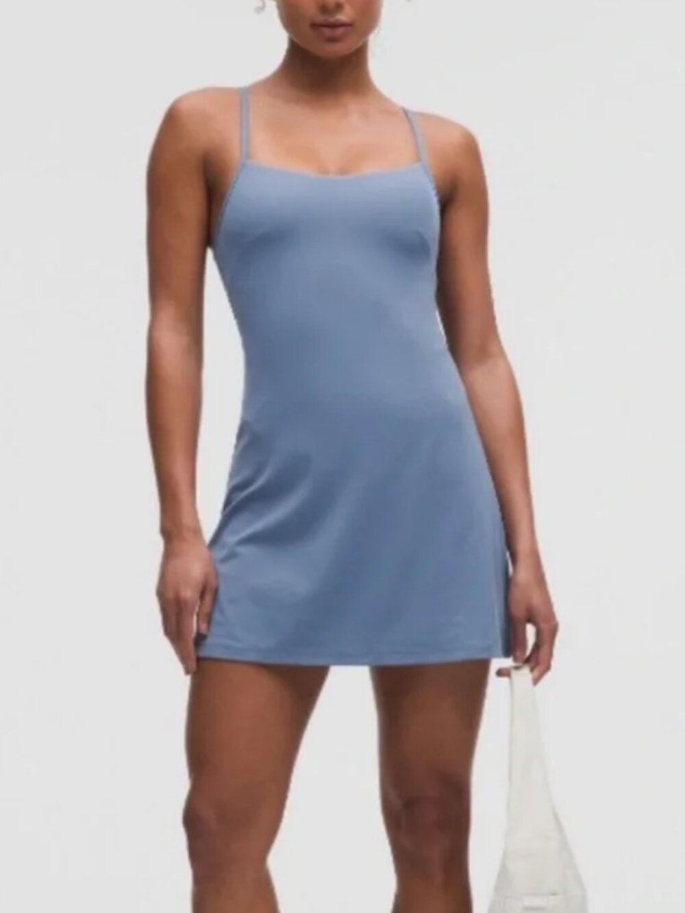 Lululemon Washed Denim Blue Align Dress Athletic Dress Size 6 NWT